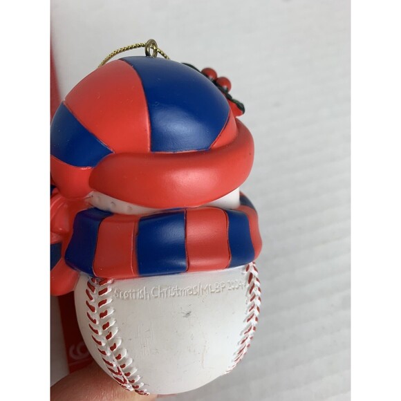 Lot Wrigley Field Chicago Cubs Scottish Christmas Snowman Ornaments MLB Baseball - Picture 8 of 8